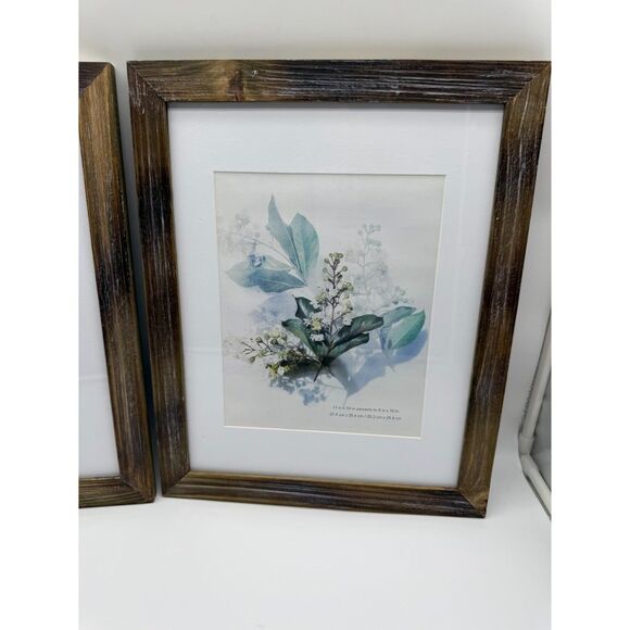 Solid Wood Brown 11x14 Picture Frame 2 Pack - Picture 3 of 4